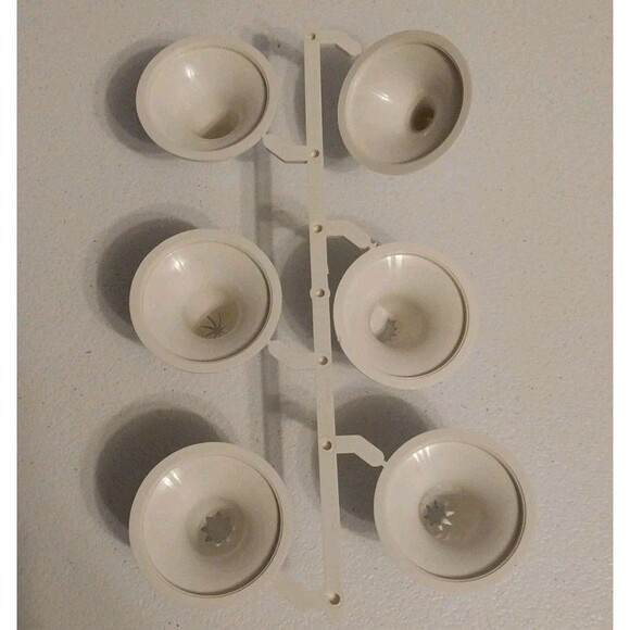 **Replacement Parts** Set 6 Tips Pampered Chef Easy Accent Decorator 1778 1775 - Picture 2 of 2